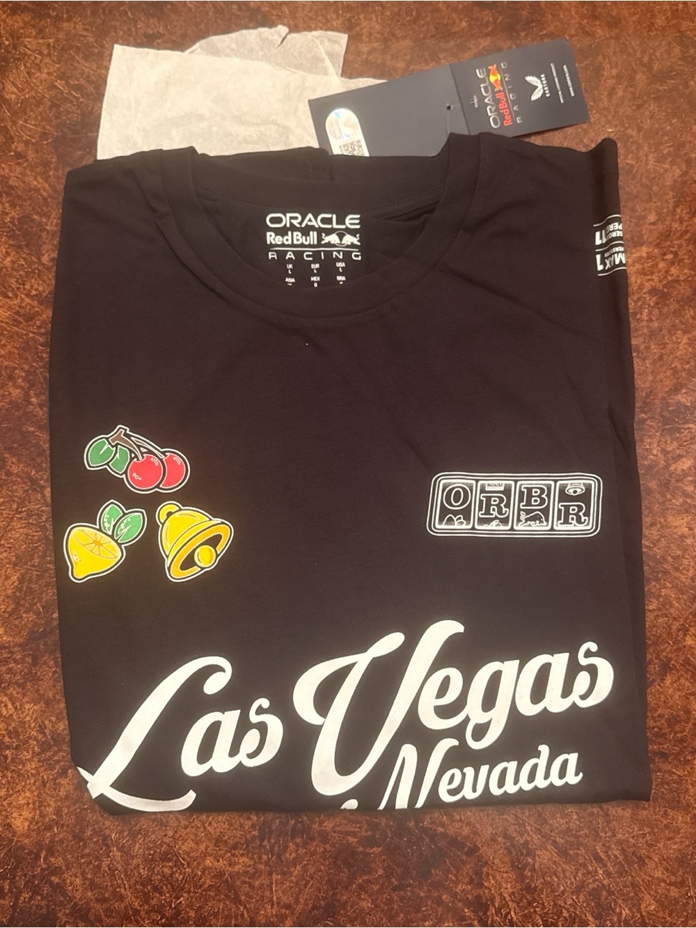 Oracle Red Bull Racing Men’s Black Las Vegas Graphic Tee